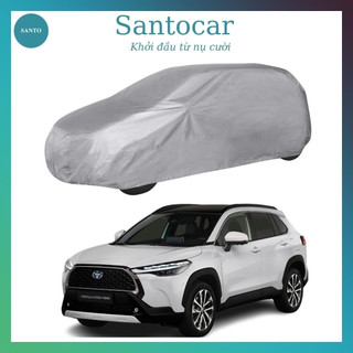 Bạt phủ xe ô tô Toyota Cross, bạt trùm xe , bạt che nắng xe ô tô vải dù - Santocar