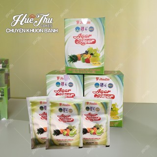 Bột rau câu giòn (agar) Hoàng Yến Hải Phòng 1 gói 25g làm bánh rau câu, thạch