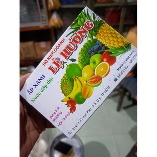 Hộp 12 Ống Ấp Xanh Lệ Hương Ướp  Lạp Xưởng / Ướp Thịt
