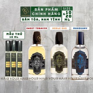 Mẫu thử nước hoa 18.21 Man Made Spirits 5ml 10ml 20ml | SWEET TOBACCO - NOBLE OUD - ABSOLUTE MAHOGANY