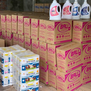 [Tổng kho giá tốt] - 1 thùng 4 can NƯỚC GIẶT, GIẶT XẢ BALI ORGANIC SIÊU KHUYẾN MÃI