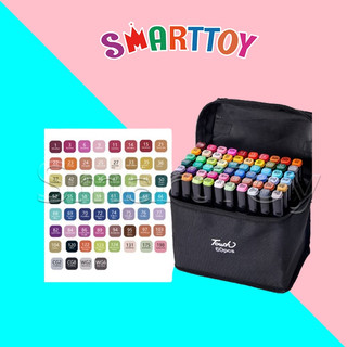 Bút Marker Touch Raven Touch dayu combo 60 Màu Marker cho học sinh