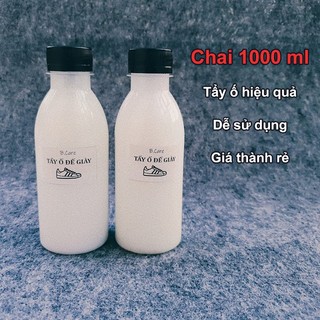Dung dịch tẩy ố vàng đế giày, cao su loại 1 lít