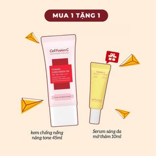 Kem Chống Nắng Cell Fusion C Toning, Laser, Oil Control