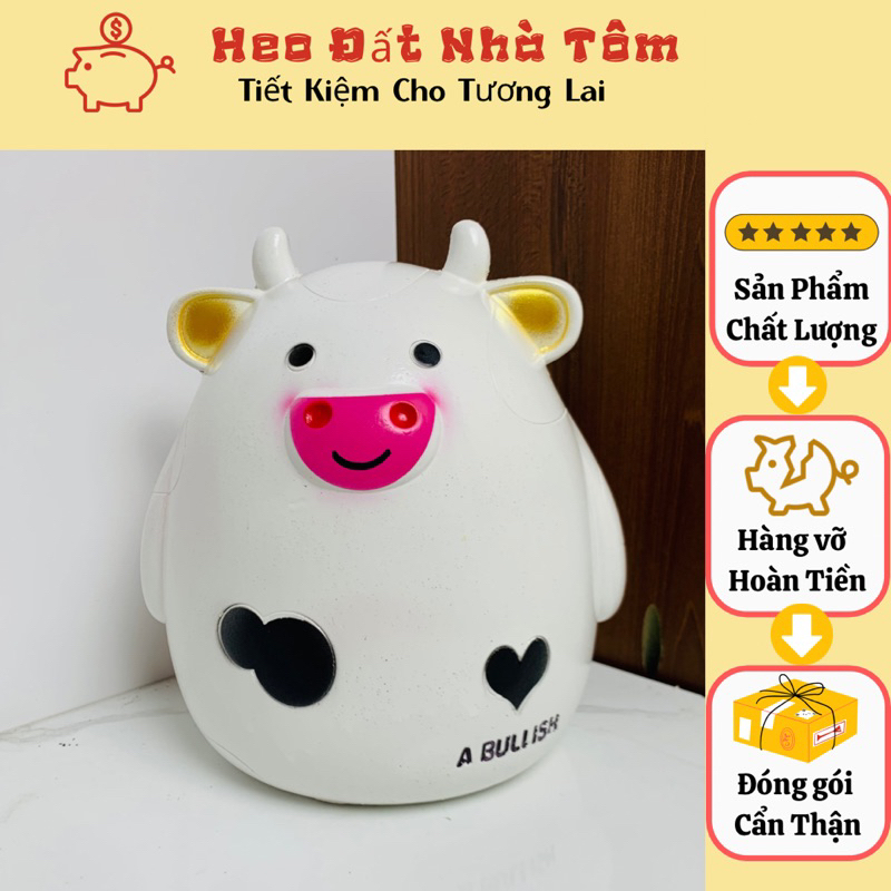 Heo đất,lợn đất tiết kiệm bò sữa cute (Giá xưởng) /Heo đất nhà Tôm