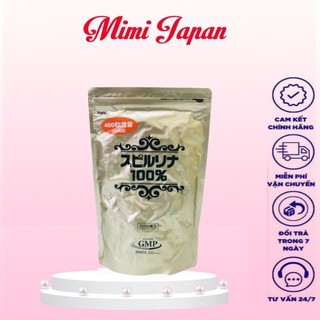 Tảo xoắn túi spirulina 2400 viên, tảo xoắn spirulina Nhật Bản dạng túi