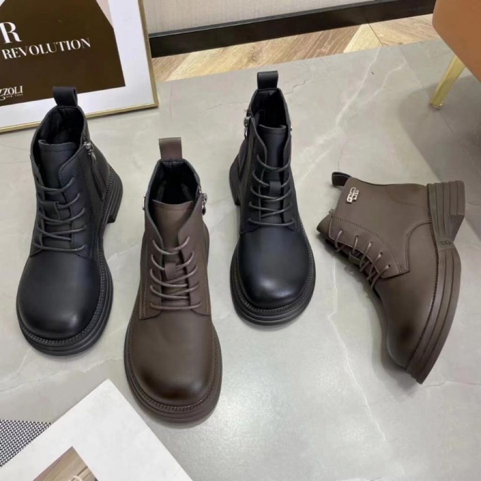 Min's Shoes - Giày Bốt Dây Da Mềm Cao Cấp Bốt 441