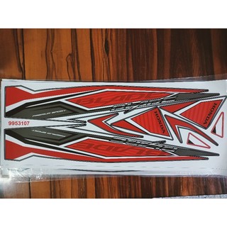 Bộ tem xe Wave Blade màu đỏ hàng thiết kế new