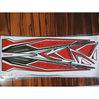 Bộ tem xe Wave Blade màu đỏ hàng thiết kế new