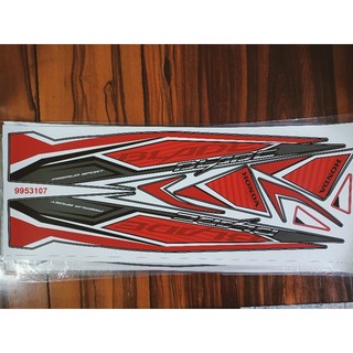 Bộ tem xe Wave Blade màu đỏ hàng thiết kế new