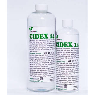 Diệt rêu hại cidex 14 500ml - diệt rêu cho bể thủy sinh az