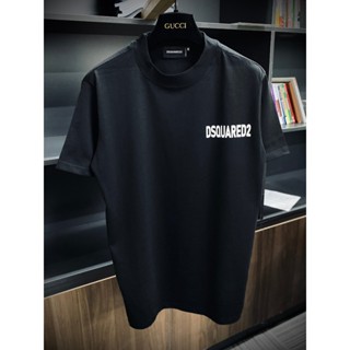 Áo Thun Nam Dsq Hình In 2 Mặt Thời Trang Nam Chất Liệu Cotton Thấm Hút Mồ Hôi Màu Đen Trắng Mới Nhất.