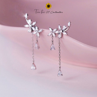 Khuyên tai bạc Thư ký Kim Mới Bông tai bạc Tiệm bạc 21 Centimeters