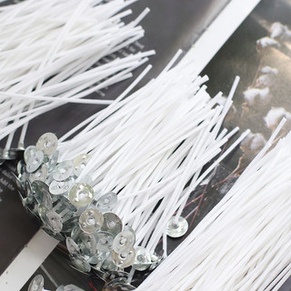 10 Bấc tim nến Cotton Kèm chân đế nến nhiều Size - Nguyên liệu làm nến thơm