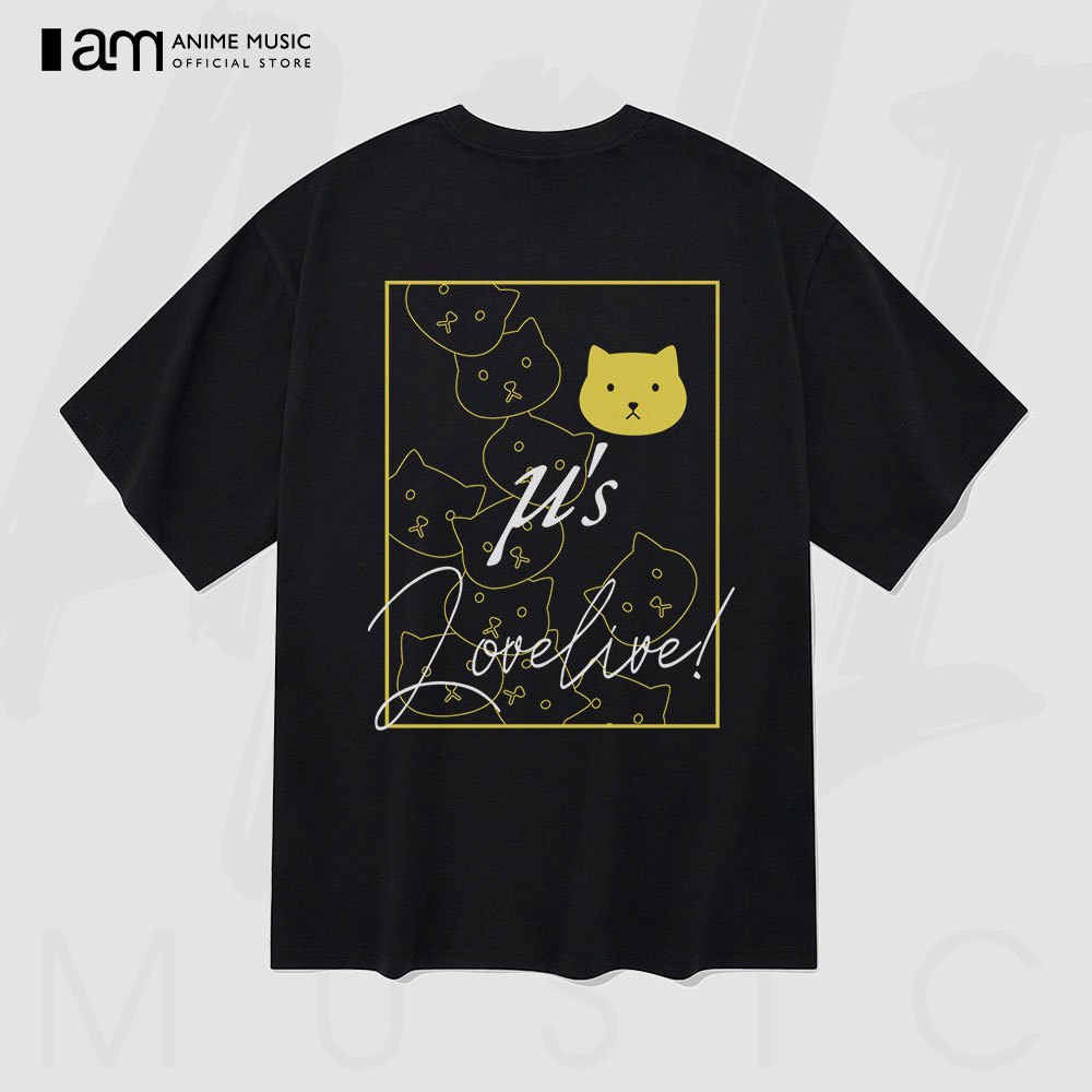 Áo thun Unisex Love Live! μ's Rin Oversized 100% Cotton ngắn tay