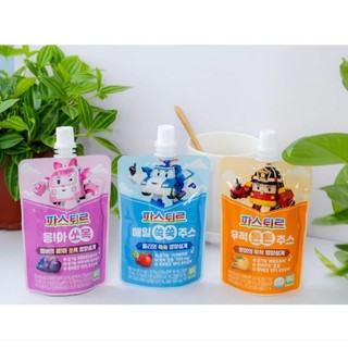 Nước dinh dưỡng lotte từ hoa quả và rau củ organic giúp bé phát triển chiều cao