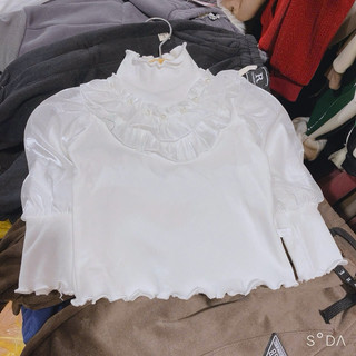 Áo len nhung tăm dễ thương cho bé gái