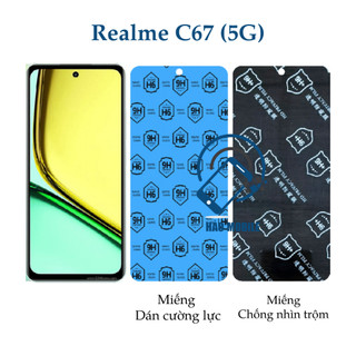 Dán cường lực dẻo nano Realme C67 trong suốt và chống nhìn trộm
