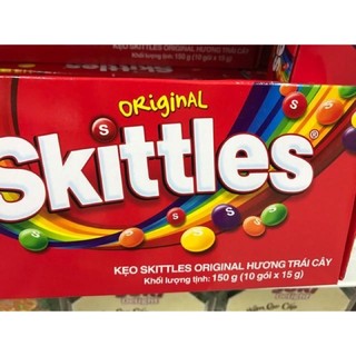 (Phiên bản tết) Kẹo trái cây Skittles Original gói 150g / 45g