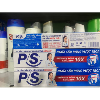 kem đánh răng PS ngừa sâu răng 180g (combo 3 chai)