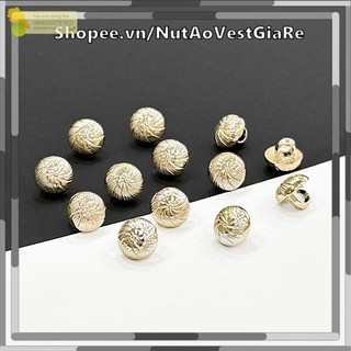Set 10 nút nhựa size 1cm có chân khâu cho áo sơ mi