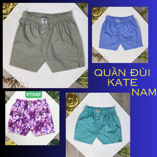 Quần Đùi Ngủ Nam Chất kake Cotton Mặc Ngủ Mặc Nhà Thoáng Mát