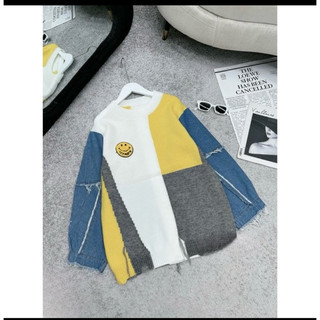 Áo len hoạ tiết 2 hand
