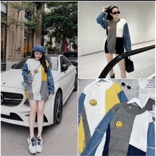 Áo len hoạ tiết 2 hand