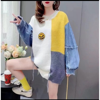 Áo len hoạ tiết 2 hand
