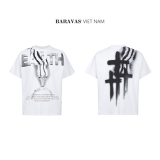 Áo Thun Baravas Form Boxy / EARTH - Version Premium