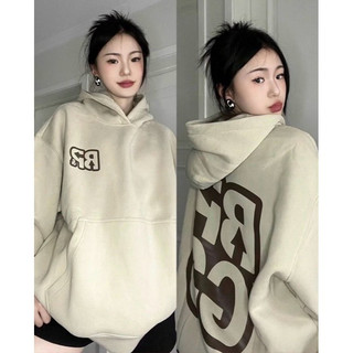 Áo Hoodie Nỉ Bông In Họa Tiết Chữ RIPOFF Cực Ấm Cho Mùa Đông Form Rộng Unisex Nam Nữ