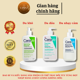 Sữa rửa mặt cerave cho da dầu, da khô, da nhạy cảm -