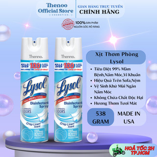 Bình xịt khữ trùng,diệt khuẩn lysol 538g của mỹ