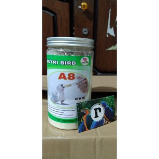 1 hộp bột A8 (hũ 700Gram) dùng làm thức ăn cho mọi dòng vẹt non