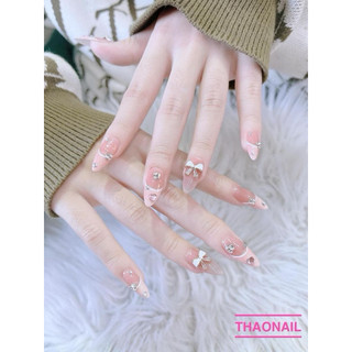 charm nơ cao cấp trang trí móng