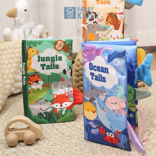Sách vải sột soạt kích thích trí não, an toàn cho bé BambyKids