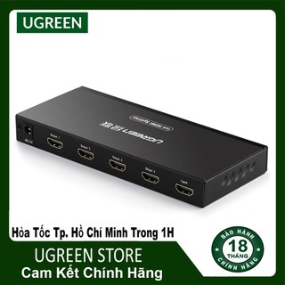 Bộ chia 1 hdmi ra 4 chuẩn 1.4 ugreen 40202 chính hãng