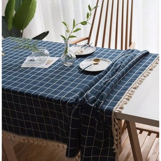 (1M5*2M) KHĂN TRẢI BÀN Vải canvas họa tiết hiện đại, vintage. Khăn phủ/Thảm trải picnic vải dày đẹp