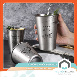 Ly uống nước Bella925 cốc uống nước chất liệu inox 304 không gỉ sang trọng