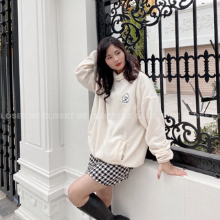 Áo Sweater nỉ dài tay Be Closet form rộng nam nữ 2 màu