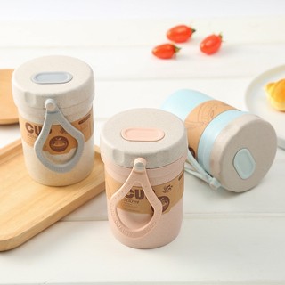 Cốc đựng canh giữ nhiệt dung tích 300mi có nắp chống tràn dùng trực tiếp trong lò vi sóng
