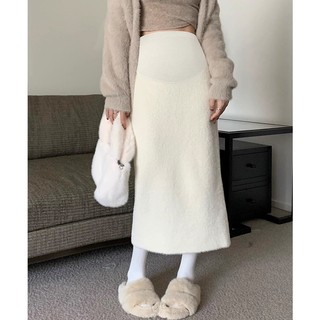 Chân Váy Bầu Len Lông CVB119 (Dài 77cm)
