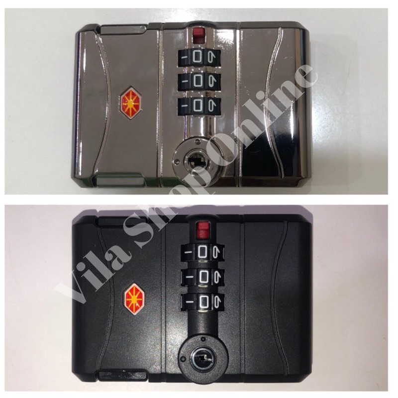 Khóa số cho vali khung nhôm