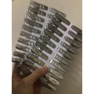 Sét 20 kẹp inox phơi quần áo