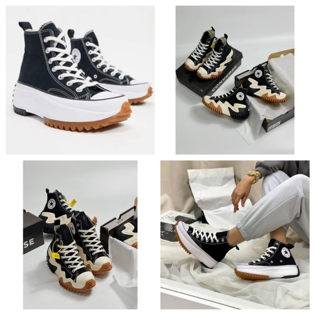 Giày Converse_Run Star Motion Đế Cao Nam Nữ, Giày CV Hàng S.Cấp Đế Răng Cưa Full Box Bill