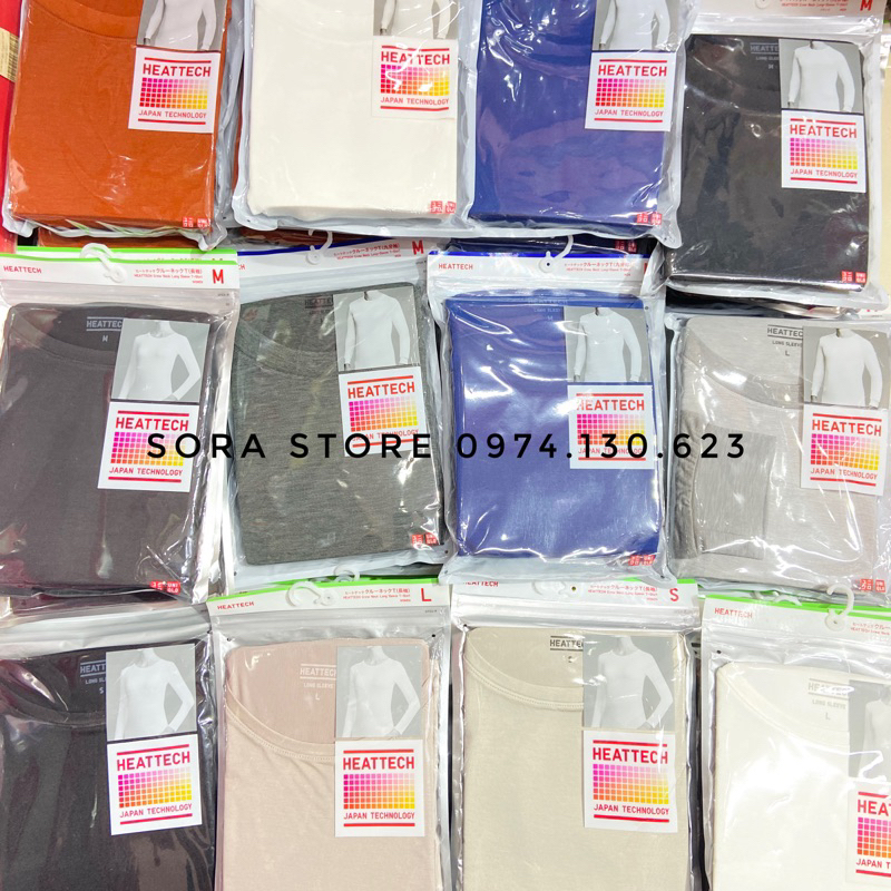 (Pick Nhật) Áo giữ nhiệt Heattech Uniqlo nam nữ Nhật bản (đủ bill)