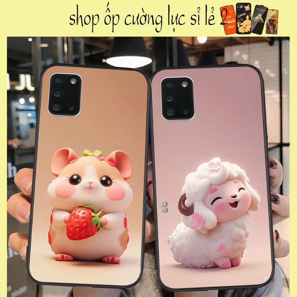 ốp lưng Samsung a31 / a51 / a71 / m51 in hình con vật dễ thương