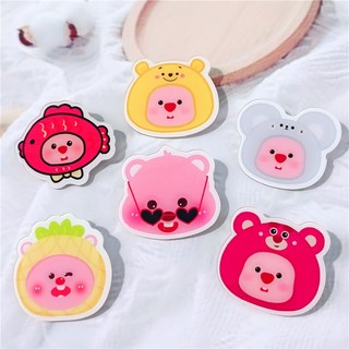 Huy Hiệu/Pin/Gim Cài Balo Cặp Sách Mũ Áo Nhân Vật Hoạt Hình Loopy Sanrio Kuromi Cinnamoroll Dễ Thương