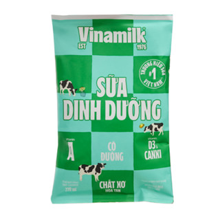 [ COMBO 10 BỊCH] Sữa Dinh Dưỡng Vinamilk Không Đường, Có Đường - Bịch 220ml