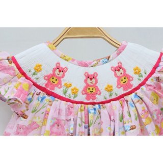 ĐẦM SMOCK GẤU HOA